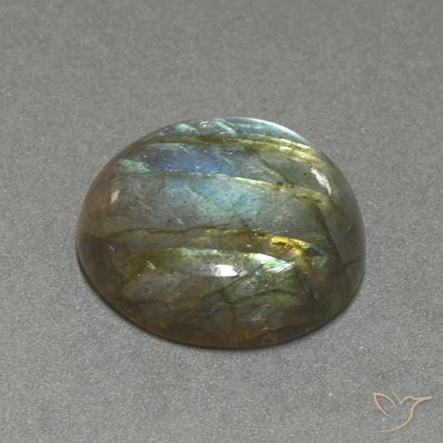 Labradorite Gemstone in 16 mm (calibrated) Size for Sale, Labradorite Stone in Multicolor Color