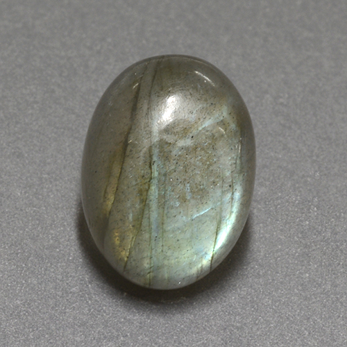 Multicolor Labradorite Gem - 10.8ct Oval Cabochon (ID: 505192)