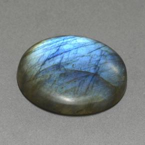 Labradorite Gemstone in 25.1 mm Size for Sale, Labradorite Stone in Multicolor Color