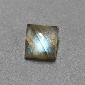 2.2ct Square Cabochon Blue-Sheen Gray Labradorite Gem for sale 2.2ct Square Cabochon Blue-Sheen Gray Labradorite Gem (ID: 505254)