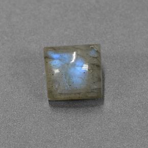 2.2ct Square Cabochon Blue-Sheen Gray Labradorite Gem for sale 2.2ct Square Cabochon Blue-Sheen Gray Labradorite Gem (ID: 505270)