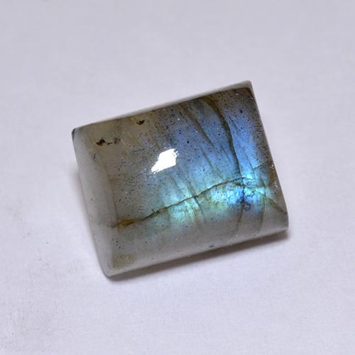 Labradorite Gemstone in 9.8 x 8.2 mm Size for Sale, Labradorite Stone in Multicolor Color