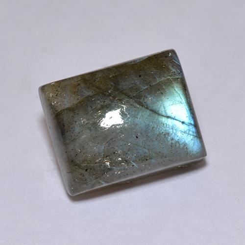 Labradorite Gemstone in 10.9 x 8.8 mm Size for Sale, Labradorite Stone in Multicolor Color
