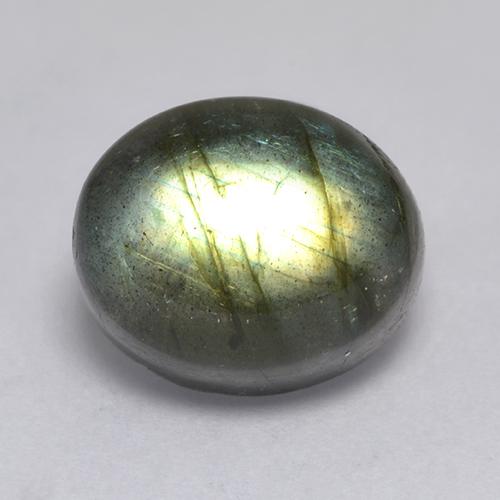 Multicolor Labradorita Gema - 7.4ct Cabujón Óvalo (ID: 526603)