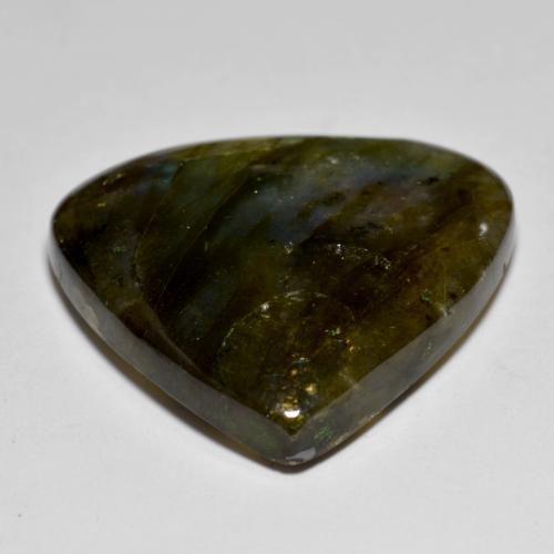 Labradorite Gemstone in 31.4 x 30.6 mm Size for Sale, Labradorite Stone in Multicolor Color