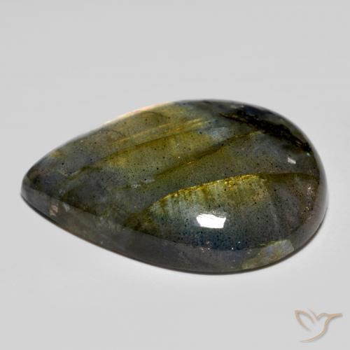 Labradorite Gemstone in 30 x 22 mm (calibrated) Size for Sale, Labradorite Stone in Multicolor Color