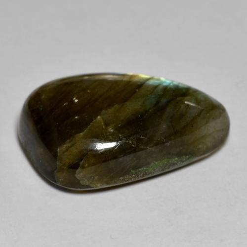 Labradorite Gemstone in 20.7 x 13.6 mm Size for Sale, Labradorite Stone in Multicolor Color