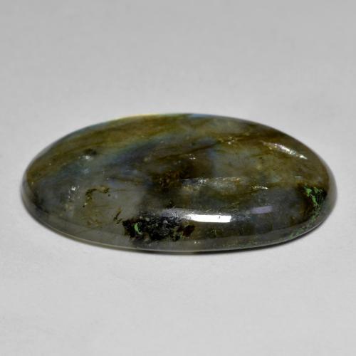 Labradorite Gemstone in 24.8 x 15.5 mm Size for Sale, Labradorite Stone in Multicolor Color