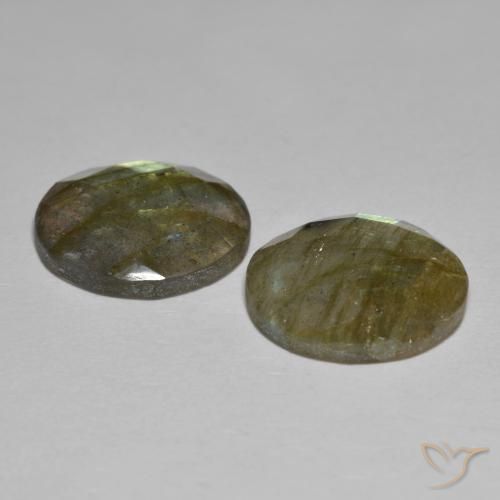 Labradorite Gemstones in 14 mm (calibrated) Size for Sale, Labradorite Stones in Multicolor Color