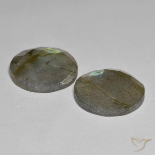 Labradorite Gemstones in 14 mm (calibrated) Size for Sale, Labradorite Stones in Multicolor Color