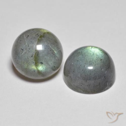 7.36 ct Round Labradorite, 9.1 mm From Madagascar, Photo A
