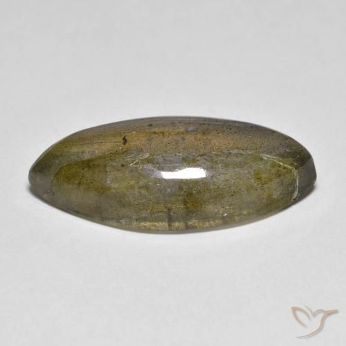 Labradorite Gemstone in 22.2 x 10.8 mm Size for Sale, Labradorite Stone in Multicolor Color