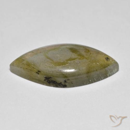 Labradorite Gemstone in 22.2 x 11.1 mm Size for Sale, Labradorite Stone in Multicolor Color