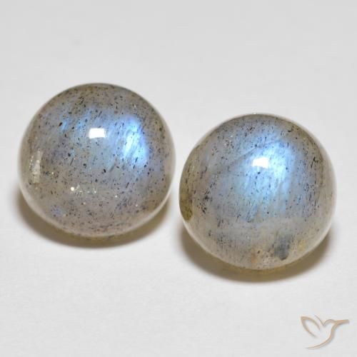 4.75 ct Round Labradorite, 8 mm From Madagascar, Photo A