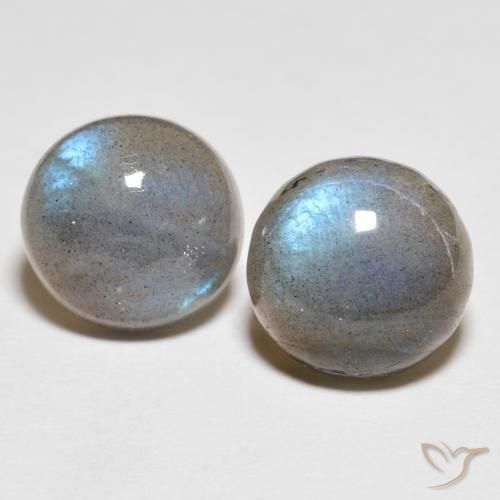 4.37 ct Round Labradorite, 8.3 mm From Madagascar, Photo A
