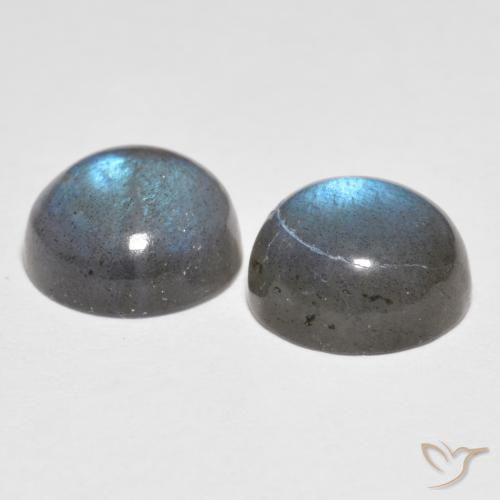 Labradorite Gemstones in 8.5 mm (calibrated) Size for Sale, Labradorite Stones in Multicolor Color