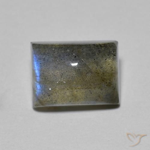2.71ct Natural Multicolor Labradorite, Baguette, Transparent