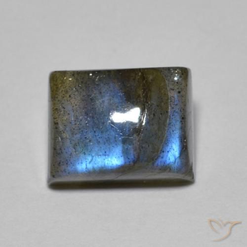 2.11ct Natural Multicolor Labradorite, Baguette, Translucent
