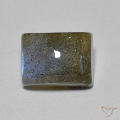 3.18ct Natural Multicolor Labradorite, Baguette, Translucent