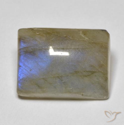 10.60ct Natural Multicolor Labradorite, Baguette, Translucent