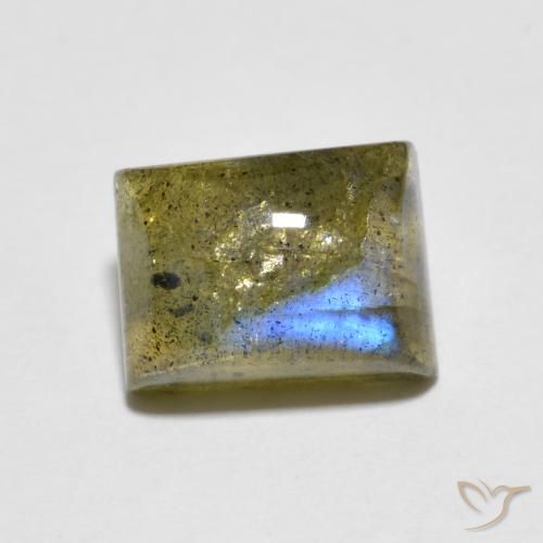 2.29 ct Baguette Labradorite, 8.4 x 6.3 mm From Madagascar, Photo A