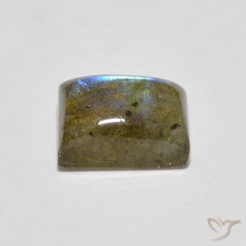 Labradorite Gemstone in 7.9 x 5.7 mm Size for Sale, Labradorite Stone in Multicolor Color