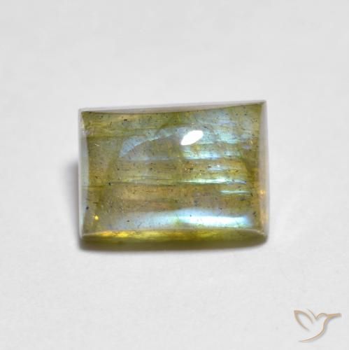 2.18 ct Baguette Labradorite, 8.1 x 5.9 mm From Madagascar, Photo A