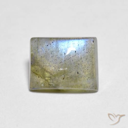 1.60ct Natural Multicolor Labradorite, Baguette, Transparent