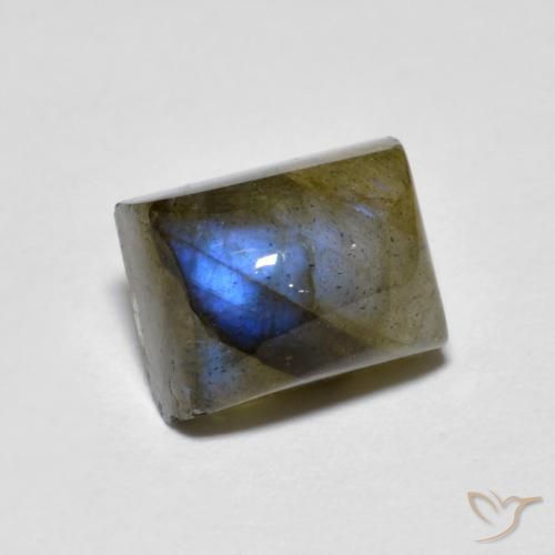 Labradorite Multi Color Unique Stone Diamond Shape Rare Quality Faceted Stone 0.47 carat. Rainbow Andesine