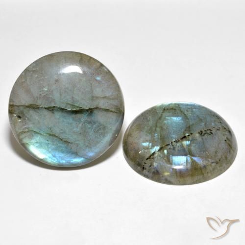 62.71 ct Round Labradorite, 25.5 mm From Madagascar, Photo A