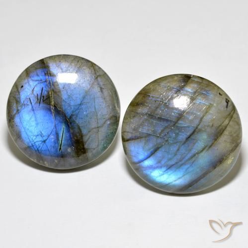 66.38 ct Round Labradorite, 25.4 mm From Madagascar, Photo A