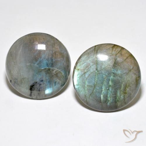 60.15 ct Round Labradorite, 25.3 mm From Madagascar, Photo A