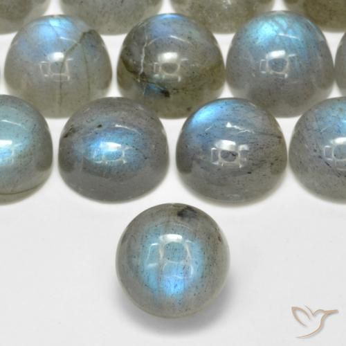 3.98 ct Round Labradorite, 8 mm From Madagascar, Photo A