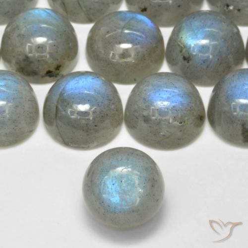 Labradorite Gemstones in 8 mm (calibrated) Size for Sale, Labradorite Stones in Multicolor Color