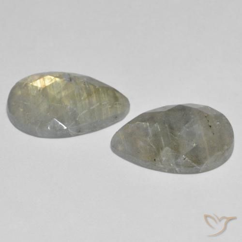 Labradorite Gemstones in 18 x 13 mm (calibrated) Size for Sale, Labradorite Stones in Multicolor Color