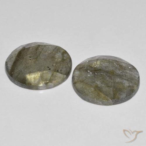 Labradorite Gemstones in 16 mm (calibrated) Size for Sale, Labradorite Stones in Multicolor Color