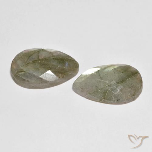 Labradorite Gemstones in 18 x 13 mm (calibrated) Size for Sale, Labradorite Stones in Multicolor Color