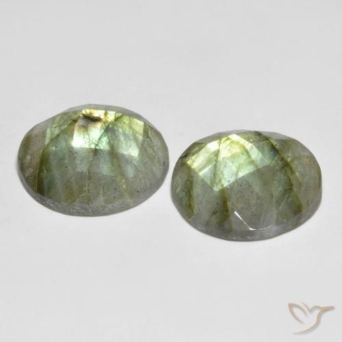 Labradorite Gemstones in 16 mm (calibrated) Size for Sale, Labradorite Stones in Multicolor Color