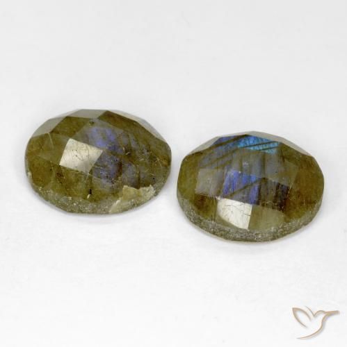 Labradorite Gemstones in 12 mm (calibrated) Size for Sale, Labradorite Stones in Multicolor Color