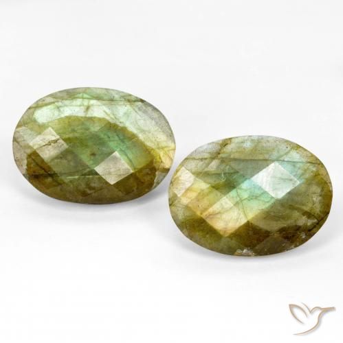 21.18ctw Natural Multicolor Labradorite, Oval, Translucent