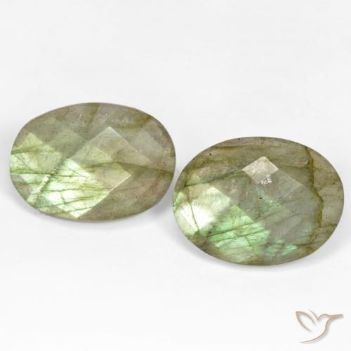 20.95ctw Natural Multicolor Labradorite, Oval, Translucent