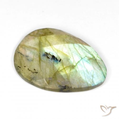 Labradorite Gemstone in 20 x 15 mm (calibrated) Size for Sale, Labradorite Stone in Multicolor Color