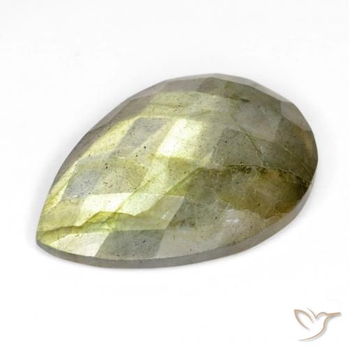 Labradorite Gemstone in 22.2 x 15.6 mm Size for Sale, Labradorite Stone in Multicolor Color