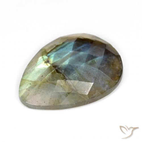 Labradorite Gemstone in 20 x 15 mm (calibrated) Size for Sale, Labradorite Stone in Multicolor Color