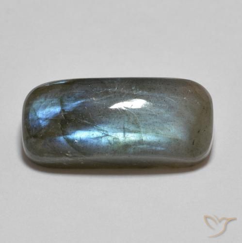 9.58ct Natural Multicolor Labradorite, Cushion, Translucent
