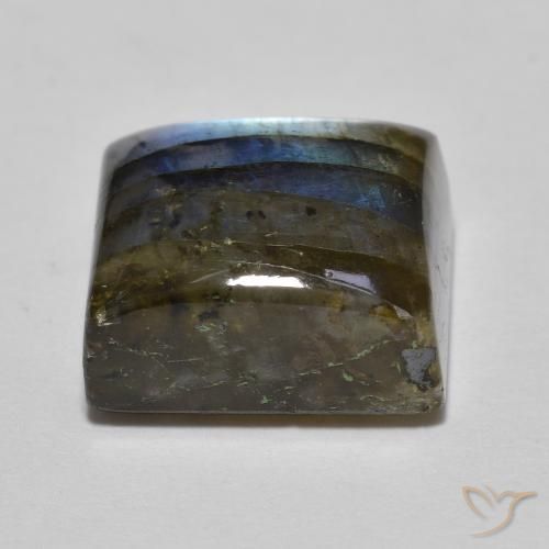 Labradorite Gemstone in 12 x 10 mm (calibrated) Size for Sale, Labradorite Stone in Multicolor Color
