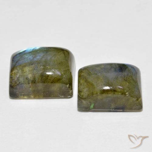 Labradorite Gemstones in 10 x 8 mm (calibrated) Size for Sale, Labradorite Stones in Multicolor Color