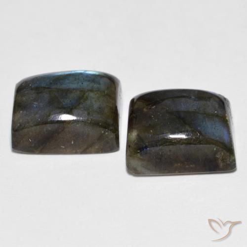 Labradorite Gemstones in 10 x 8 mm (calibrated) Size for Sale, Labradorite Stones in Multicolor Color