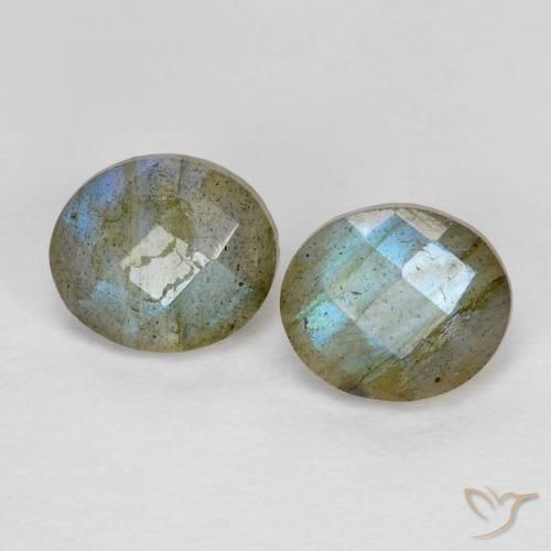 2.48ctw Natural Multicolor Labradorite, Oval, Translucent