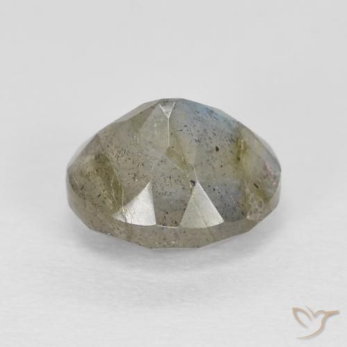 Labradorite Gemstone in 7.2 x 6.2 mm Size for Sale, Labradorite Stone in Multicolor Color